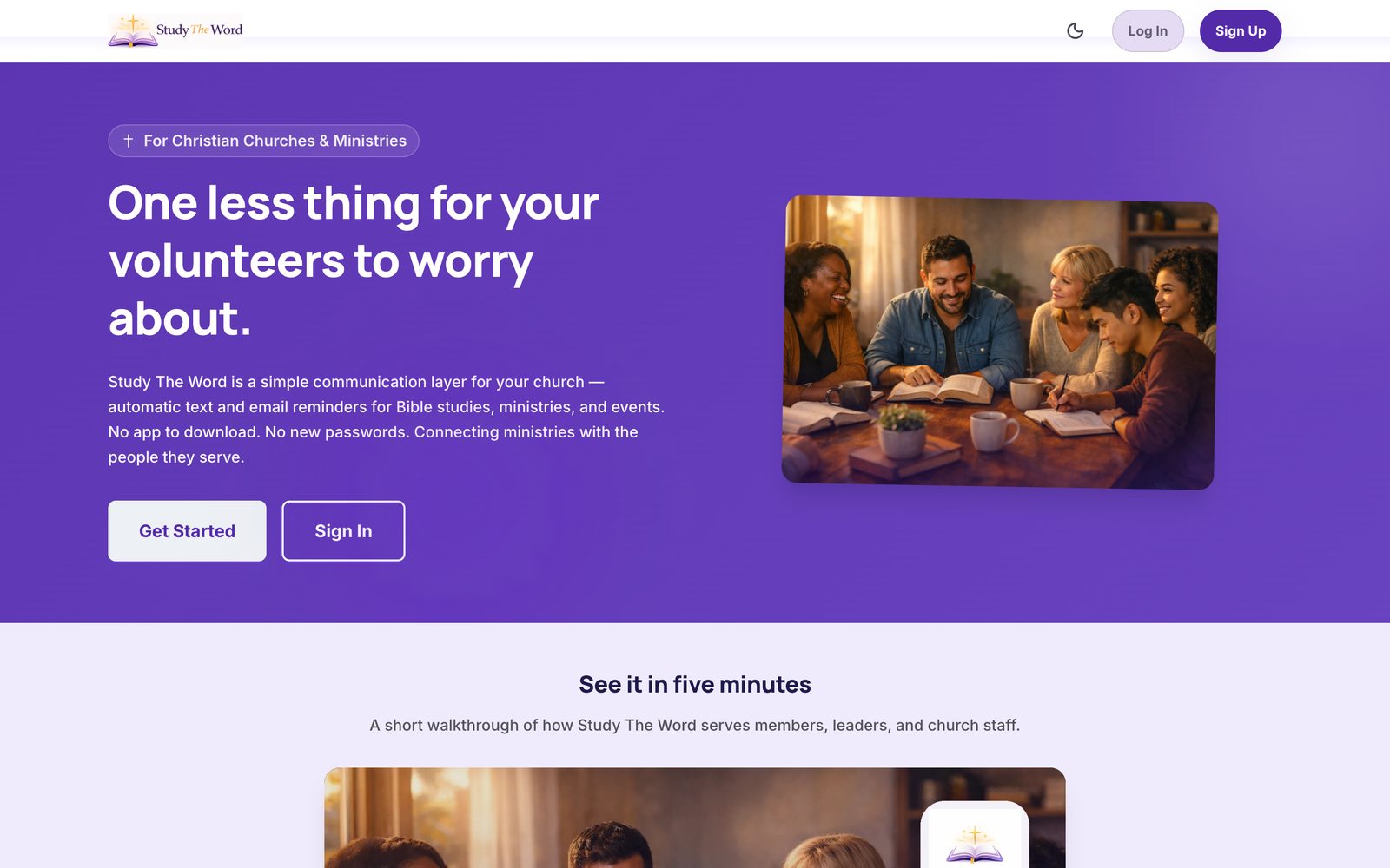 Study The Word - Church Communication Platform